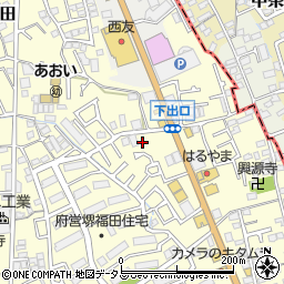 大阪府堺市中区福田874周辺の地図