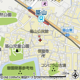 奈良県大和高田市築山661-5周辺の地図