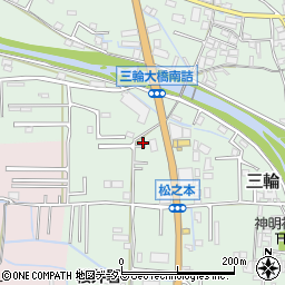 奈良県桜井市三輪130-3周辺の地図