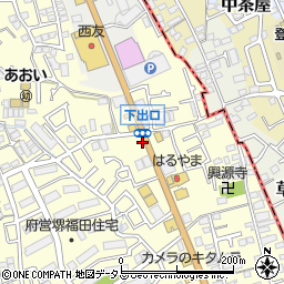 大阪府堺市中区福田869周辺の地図
