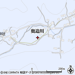 岡山県岡山市南区奥迫川周辺の地図