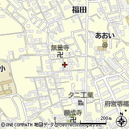 大阪府堺市中区福田1007周辺の地図