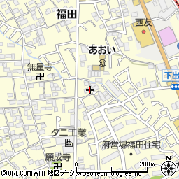 大阪府堺市中区福田1035周辺の地図