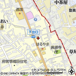 大阪府堺市中区福田866周辺の地図