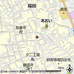 大阪府堺市中区福田1034周辺の地図