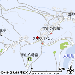 広島県福山市春日町宇山周辺の地図