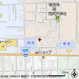 奈良県大和高田市池尻247周辺の地図