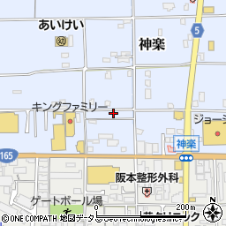 奈良県大和高田市神楽116周辺の地図