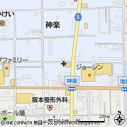 奈良県大和高田市神楽193周辺の地図