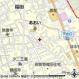 ユニハイム北野田周辺の地図