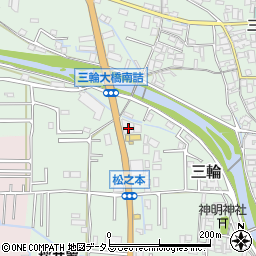 奈良県桜井市三輪660周辺の地図