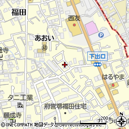 大阪府堺市中区福田1048周辺の地図