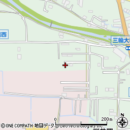 奈良県桜井市三輪690-4周辺の地図