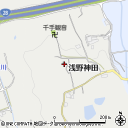 兵庫県淡路市浅野神田177周辺の地図
