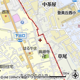 大阪府堺市中区福田856周辺の地図
