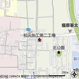 松元加工第二工場周辺の地図