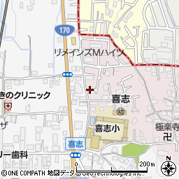 大阪府富田林市木戸山町12-2周辺の地図
