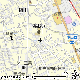 大阪府堺市中区福田1042周辺の地図