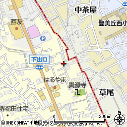 大阪府堺市中区福田861周辺の地図