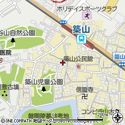 奈良県大和高田市築山479周辺の地図