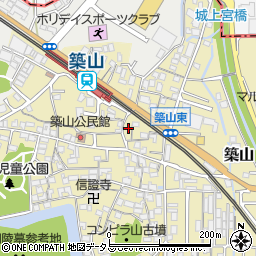 奈良県大和高田市築山682周辺の地図
