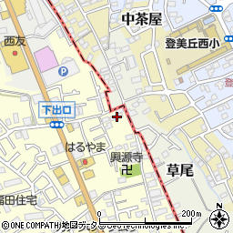大阪府堺市中区福田858周辺の地図