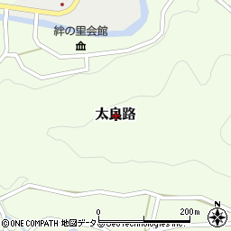 奈良県宇陀郡曽爾村太良路周辺の地図
