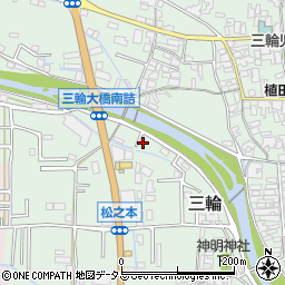 奈良県桜井市三輪655周辺の地図