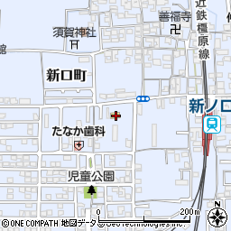 奈良県橿原市新口町146周辺の地図