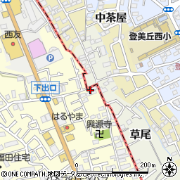 大阪府堺市中区福田859周辺の地図