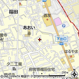 大阪府堺市中区福田1047周辺の地図