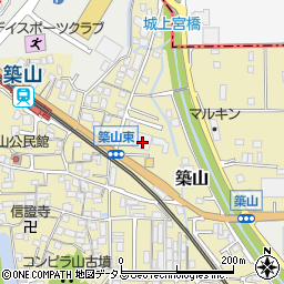 奈良県大和高田市築山111周辺の地図