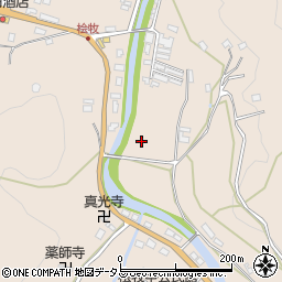 奈良県宇陀市榛原檜牧周辺の地図
