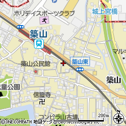 奈良県大和高田市築山688周辺の地図