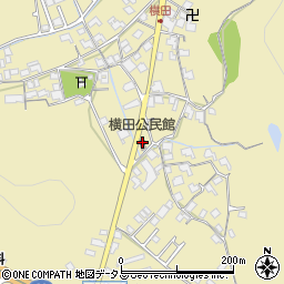 横田公民館周辺の地図