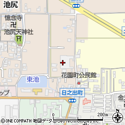 奈良県大和高田市池尻80周辺の地図