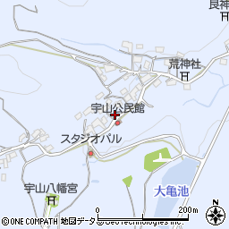 広島県福山市春日町宇山516-1周辺の地図
