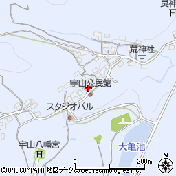 広島県福山市春日町宇山516周辺の地図