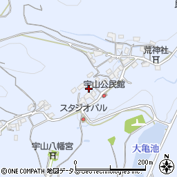 広島県福山市春日町宇山517周辺の地図