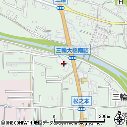 奈良県桜井市三輪668-1周辺の地図