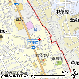 大阪府堺市中区福田1061周辺の地図