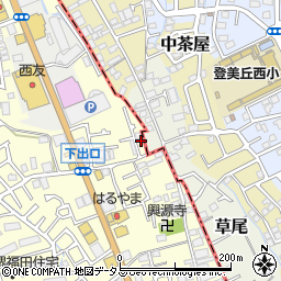 大阪府堺市中区福田1064周辺の地図