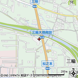 奈良県桜井市三輪672-2周辺の地図
