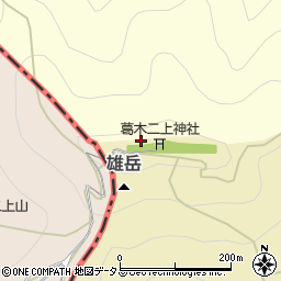 雄岳周辺の地図