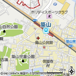 奈良県大和高田市築山471周辺の地図