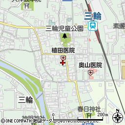 奈良県桜井市三輪497周辺の地図