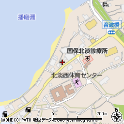 兵庫県淡路市育波570周辺の地図