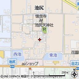 奈良県大和高田市池尻274周辺の地図