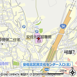 広島市安佐北区民文化センター周辺の地図