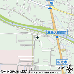 奈良県桜井市三輪685-6周辺の地図